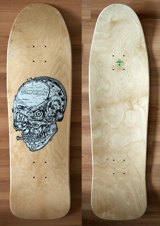 Confusion x Local Skateboards collab deck