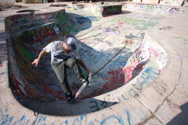 That one Chad "JR" Leblanc shot. Me FS tailblocking the loveseat in El Centro. Someone wants to tailblock the face wall?... good luck brother.