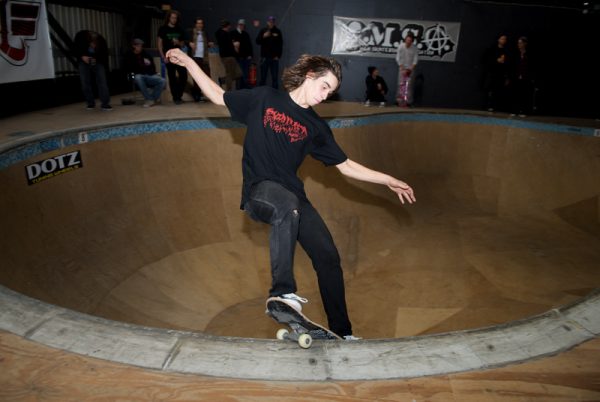 Smith grind. OMSA Bowl