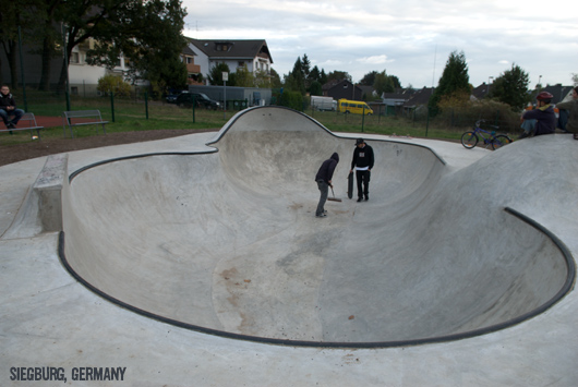 Overview of Siegburg, Germany