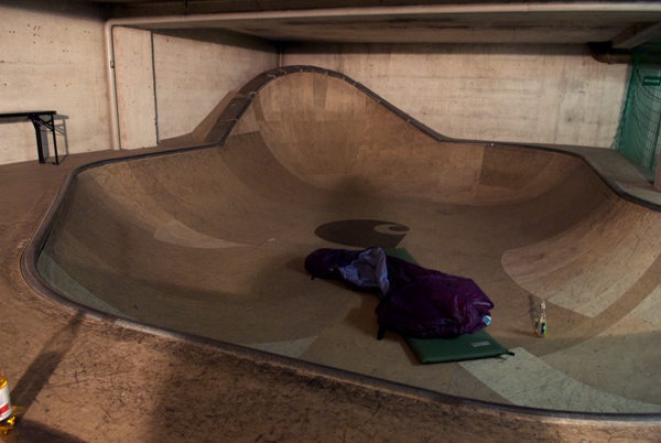 A good place to skate? Maybe? A good place to sleep? For sure.