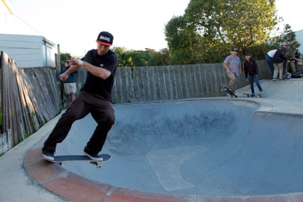 Adam Benson. Tailslide.  Photo: Patty Fang