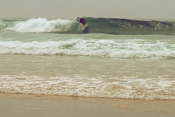 The day after the other lads caught their plane back to england, the waves were good! Way better than any of the other days of surfing. I basically scored the best waves I've had in a long time. About an hour after I took this photo the tide dropped a bit and the waves were piping. Stoked.