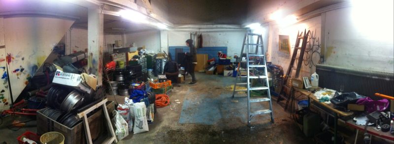 That was the room, as it looked like, when we first entered it.