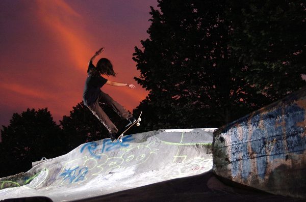 Ianie. Pivot to fakie in Bakio. Photo: Alex Mosterin