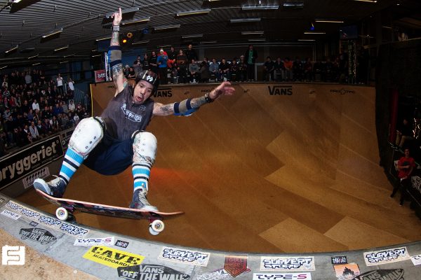 Duane Peters. Classic frontside grind.