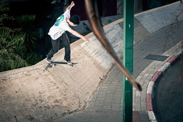 Michał Juraś bs tailslide, Telaviv - photo Daniel Loren