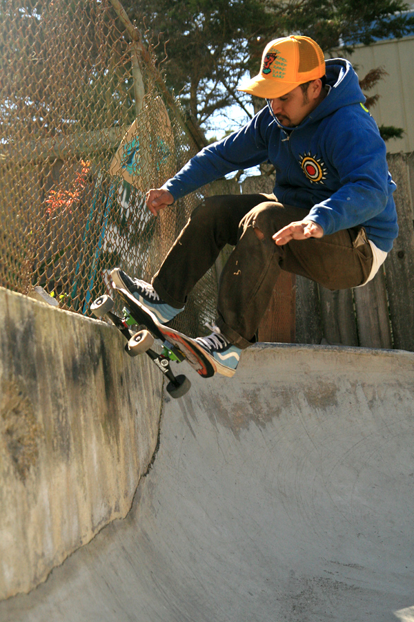 Zarosh. Ollie to grind.