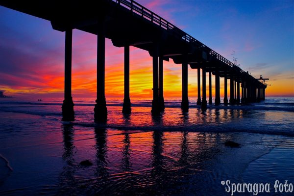 When Dan isn't shooting skating, he can be found at the water's edge as the sun dips into the sea. Scripps pier. La Jolla, CA