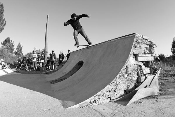 Ricardo. Crooked grind over the door.