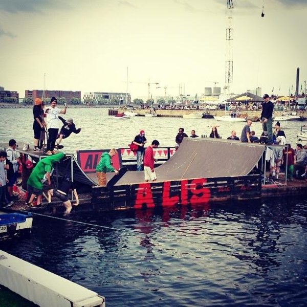 Alis Floating Mini Ramp. Copenhagen, Denmark