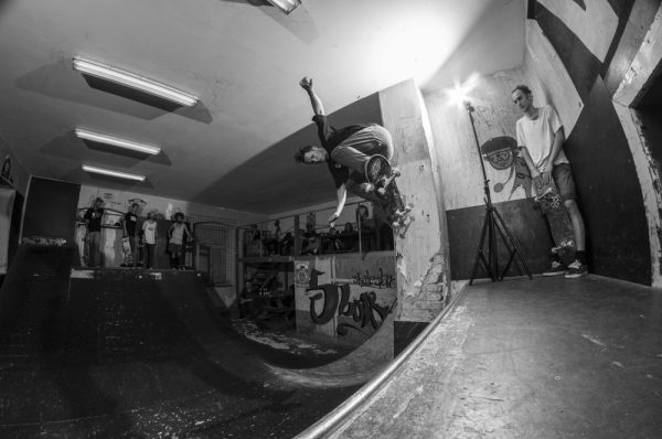 Michi Nadler. Wallride transfer.