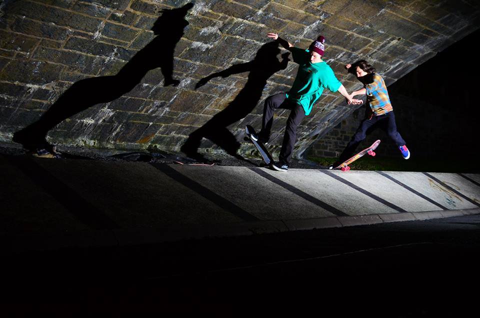 Lloyd Houston. No comply tail and Joel Taylor 5-0. Photo: Toby Monks