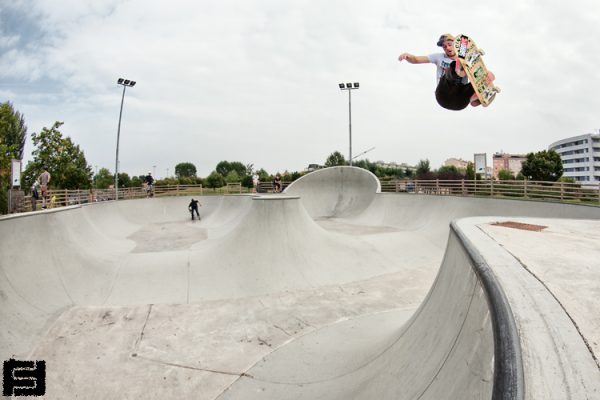 Austrian dude. Frontside transfer.