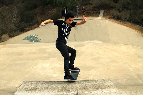 Luis Montoya. Frontside tailisde. Photo: Kasper Tobias