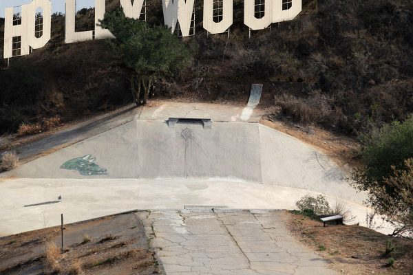 Bronson Ditch. Find the Hollywood sign. Find the ditch.  Photo: Clayton Graul.