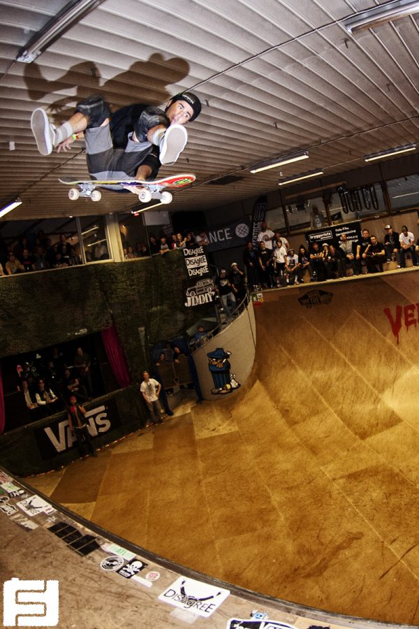 Alex Perelson. Kickflip melon. Photo: Fred Ferand