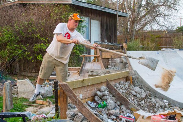 Brian Rogers working on Rogersville.