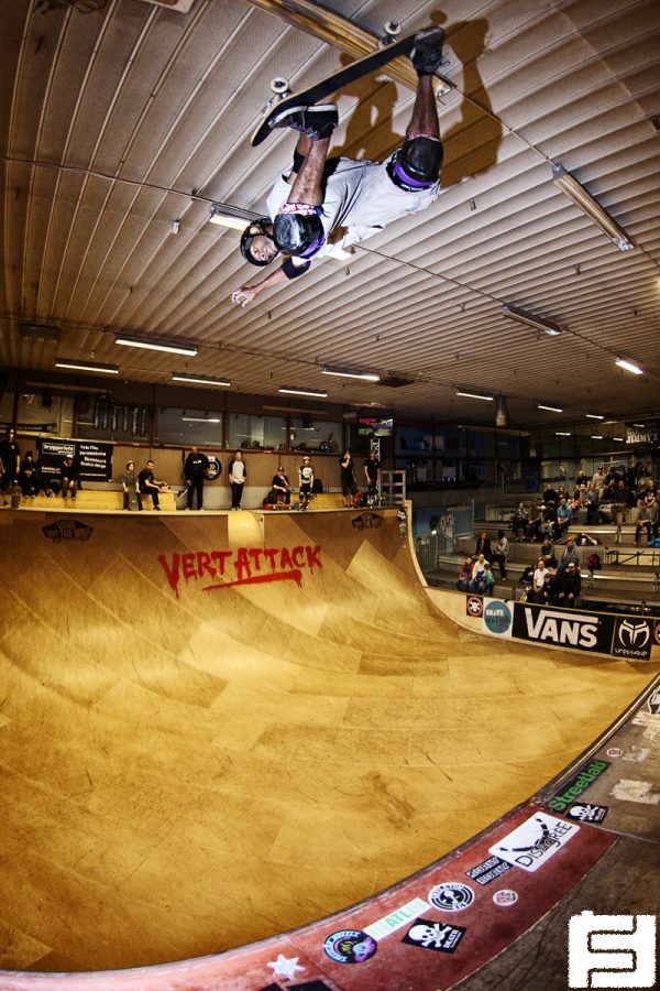 Rich Lopez. Backside air.  Photo: Fred Ferand