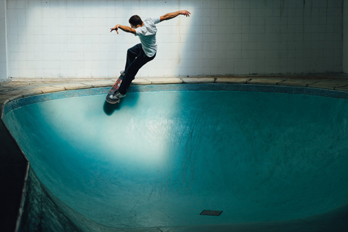 João Sales. Stlying out a smith grind on his own creation.