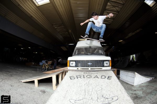 Peter Boccalini. Ollie over truck.