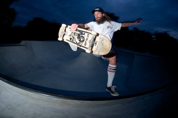 Mico, another one of the guys who built the bowl, also from Slovenia. Slob plant. 