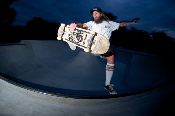 Mico, another one of the guys who built the bowl, also from Slovenia. Slob plant.