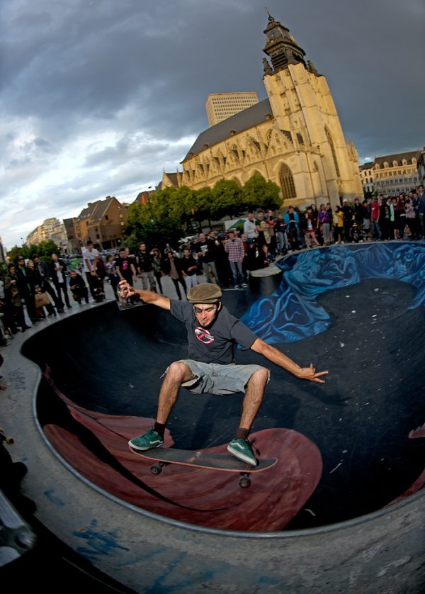 Damien. Frontside ollie disaster. 