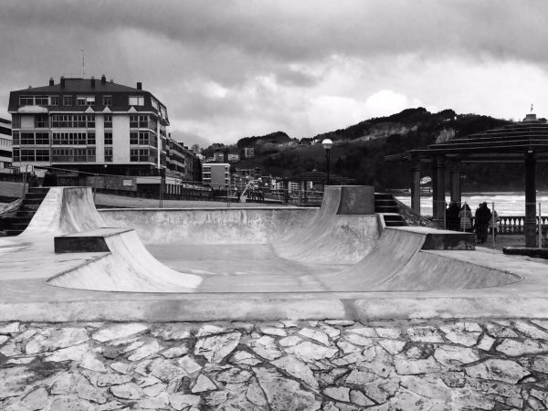 Zarautz skatepark. 2015. Photo: Pablo Rivera