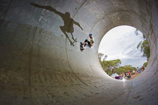 Billy Harrison getting tech with a half cab ollie.