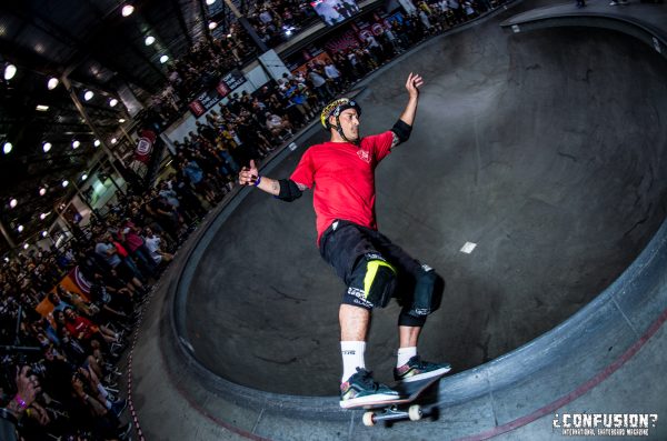 Omar Hassan. Frontslide lipslide around the round bowl. 