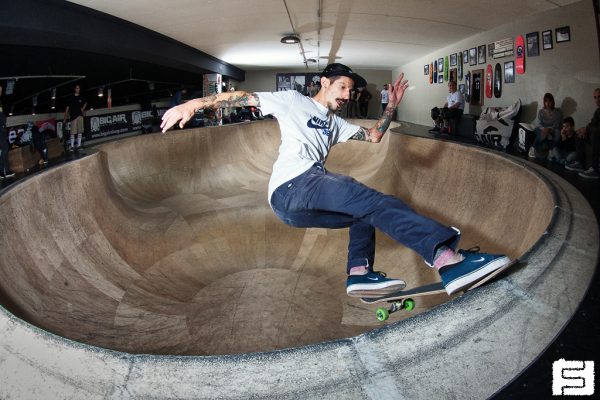 Luca Crestani. Tailslide. Big Air Lab, Caerano, Italy. 