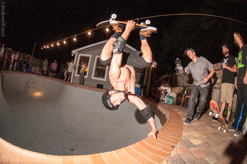 Otis Smith. Invert in his own backyard. Photo: Ken Forsyth