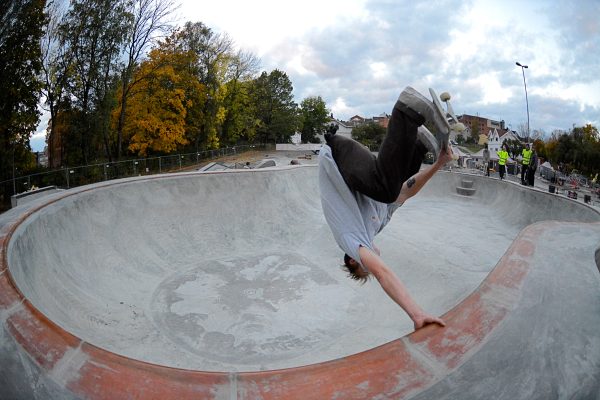 Rasmus Sand. Invert at Fredrikstad. Photo: Henning Braaten