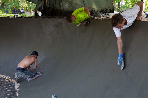 Linus Rösell, Rasmus Sand and Herm.  Photo: M. West