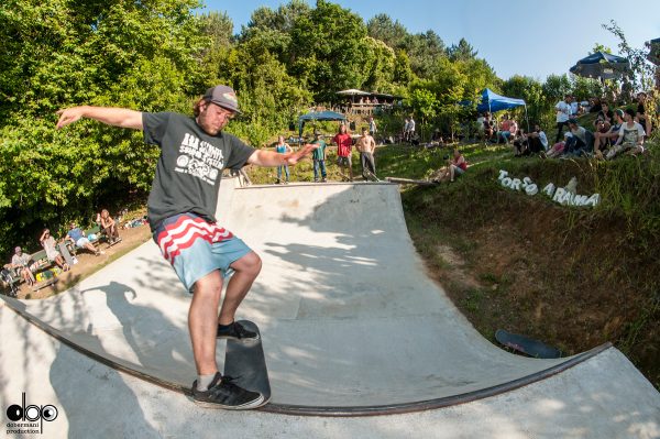 Sam. Frontside tailslide.