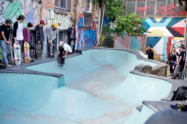 Jens Pepermans from Mechelen, Belgium. He's 13 years old. Front smith tailgrab.  Photo: J. Hay