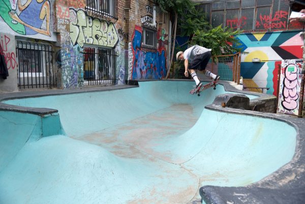 Martino Cattaneo. Backside ollie over the hip. Photo: J. Hay