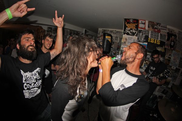 Narciso's band Mr. Miyagi. Portuguese hardcore.