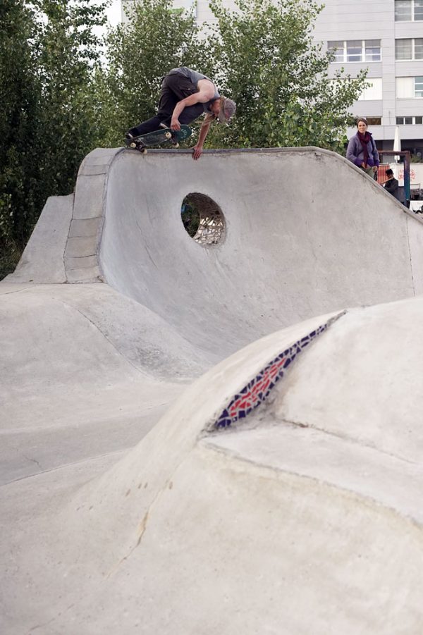 Jan. Layback. Portland DIY, Basel, Switzerland.