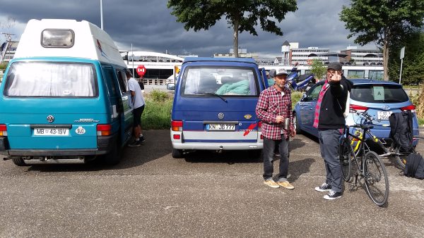 Pudi and crew. Photo: Tadej Vaukman