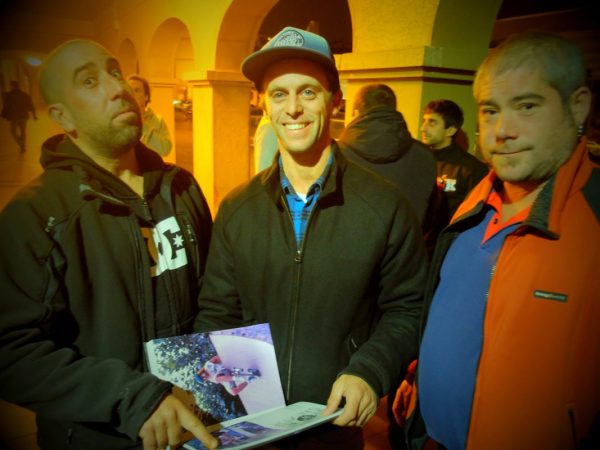 Koko, Borja Casas and Rigo checking out the book.