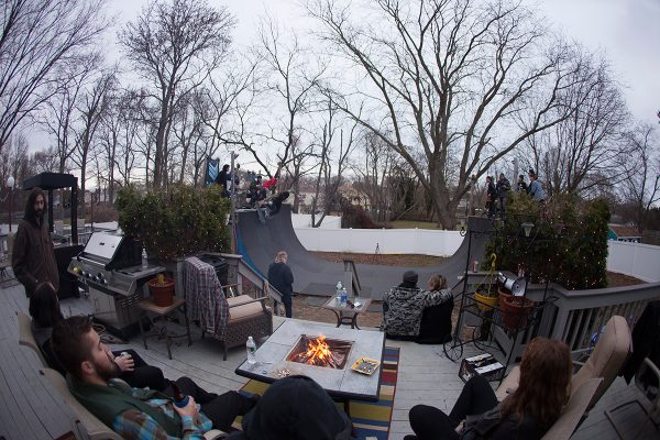 Overview of Zach Cuasno's Xmas Skarty at his parents' house in New Jersey. Photo: Zolidelphia