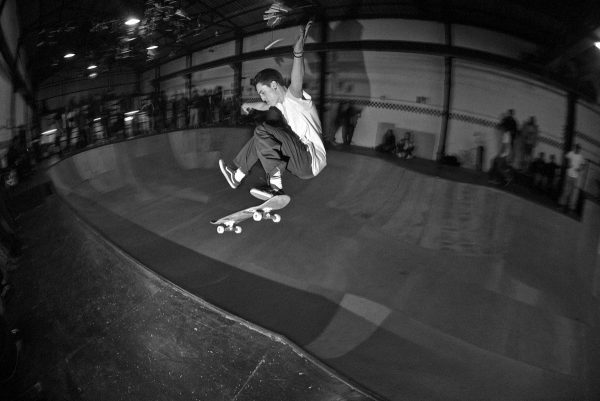 Ian Campbell one foot ollie.