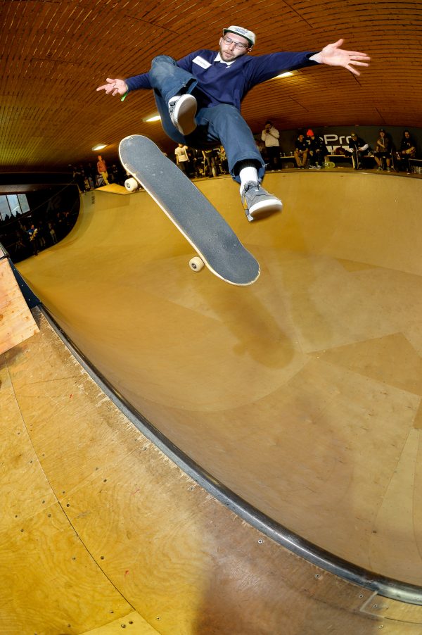 Aaron Wilmot. Frontside flip.