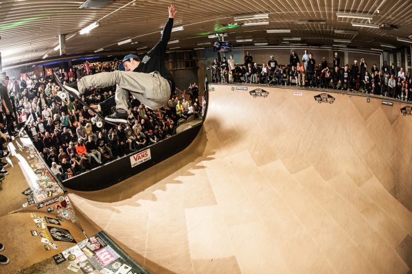 Clay Kreiner. Indy to fakie over the channel. Photo: Eddie Think