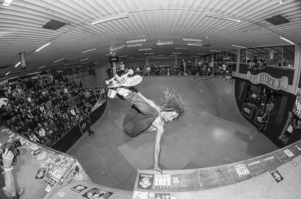 Demarcus James. Frontside invert. Photo: Nicola Debernardi