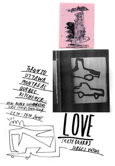 Sergej Vutuc x Love Skateboards flyer