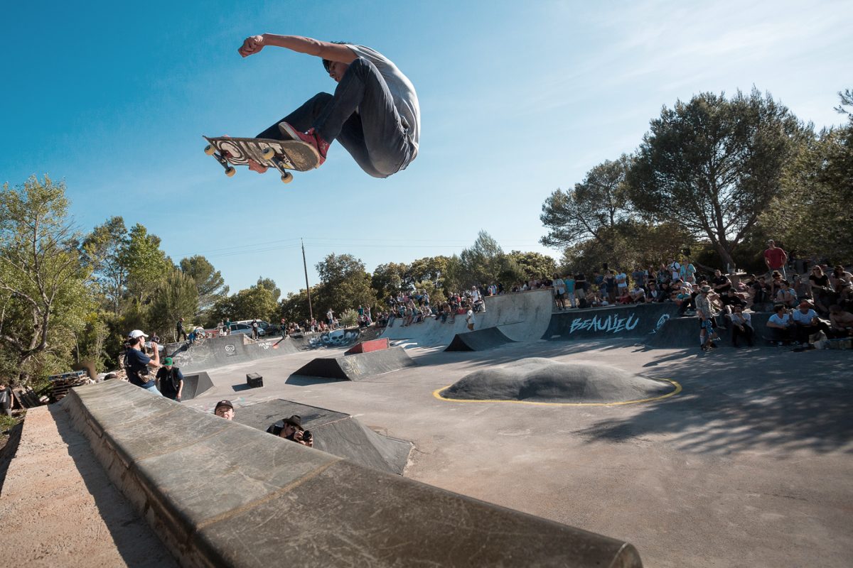 Samuel Geoni. Frontside melon. Photo: Jeff Habourdin