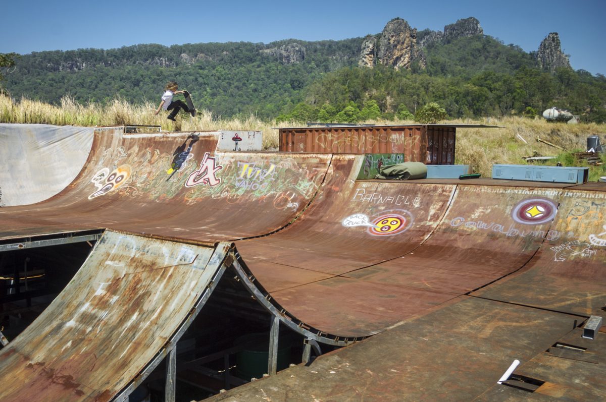 Sammy. One foot to fakie. Photo: Wade McLaughlin